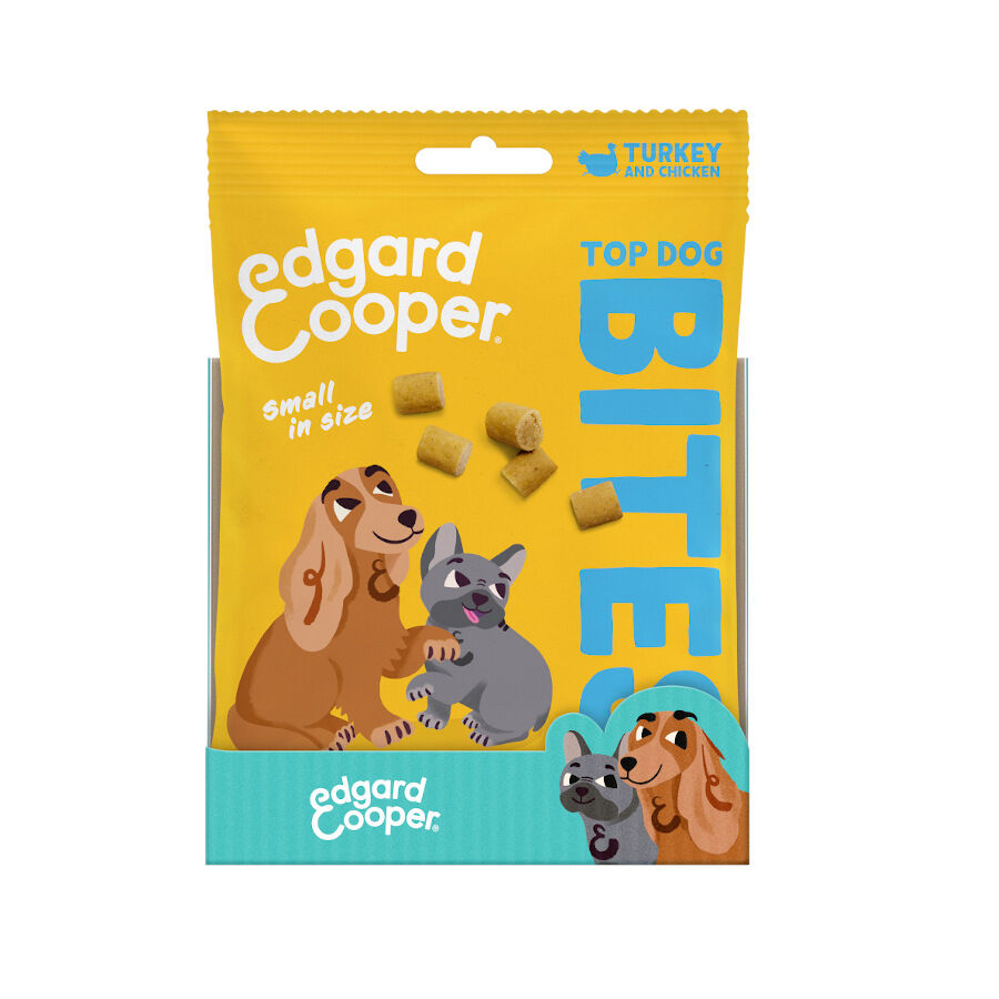 Edgard & Cooper Snacks Mini de Peru e Frango para cães, , large image number null